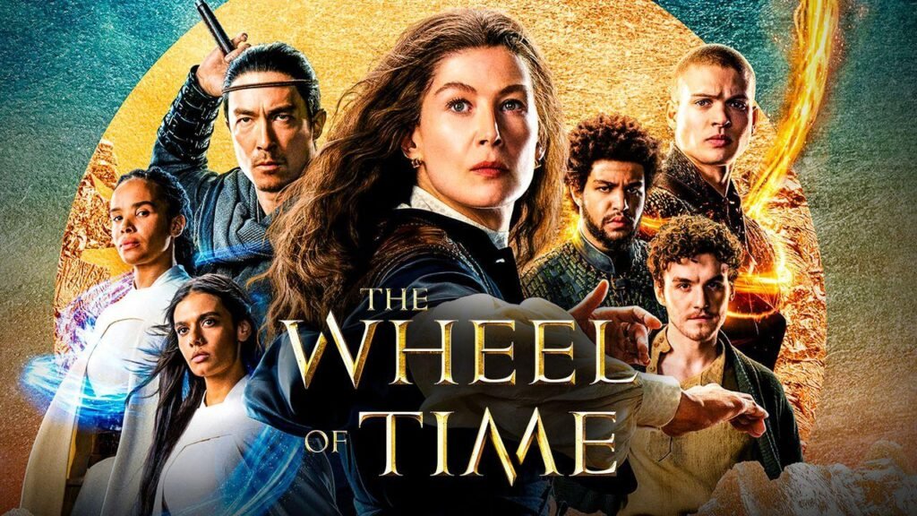 The Wheel of Time show cast promotional image for reading guide after Season 4 cancellation